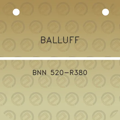 balluff-bnn-520-r380