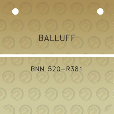 balluff-bnn-520-r381