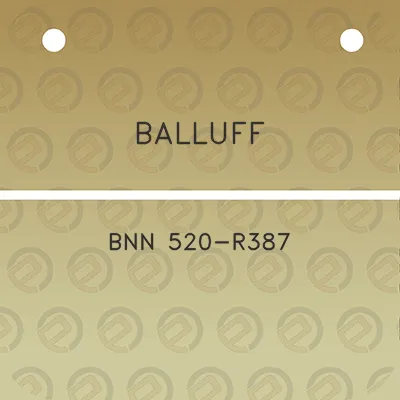 balluff-bnn-520-r387