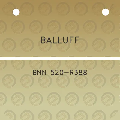 balluff-bnn-520-r388