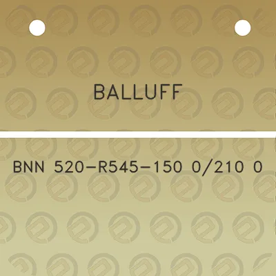 balluff-bnn-520-r545-150-0210-0