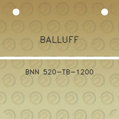 balluff-bnn-520-tb-1200