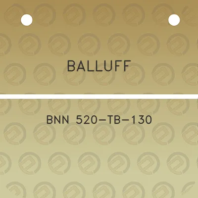 balluff-bnn-520-tb-130