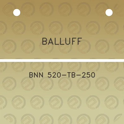 balluff-bnn-520-tb-250