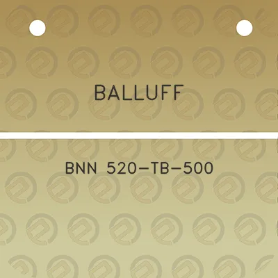 balluff-bnn-520-tb-500