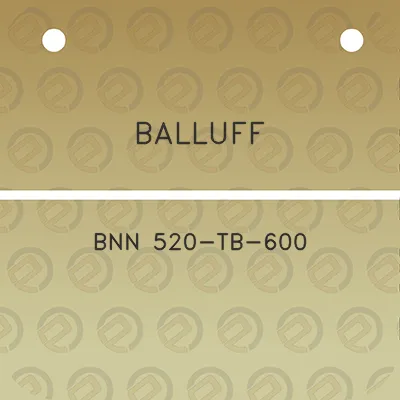 balluff-bnn-520-tb-600