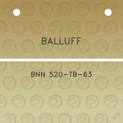 balluff-bnn-520-tb-63