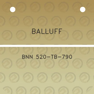 balluff-bnn-520-tb-790