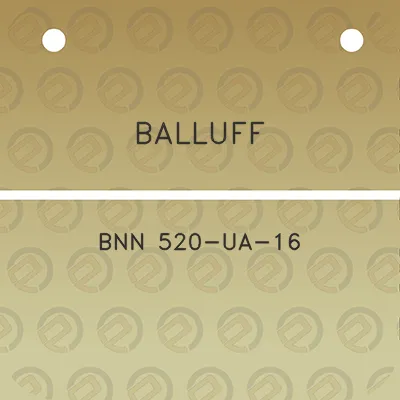 balluff-bnn-520-ua-16