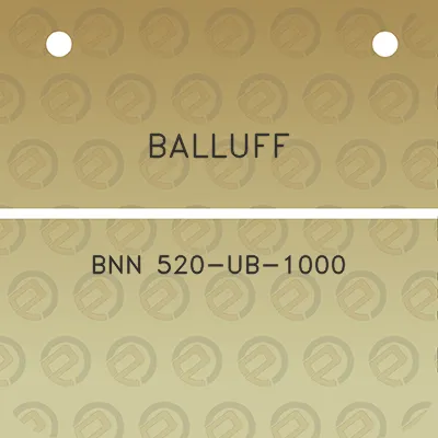 balluff-bnn-520-ub-1000