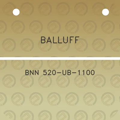 balluff-bnn-520-ub-1100