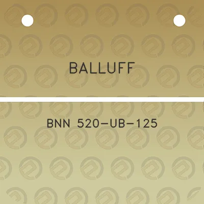 balluff-bnn-520-ub-125