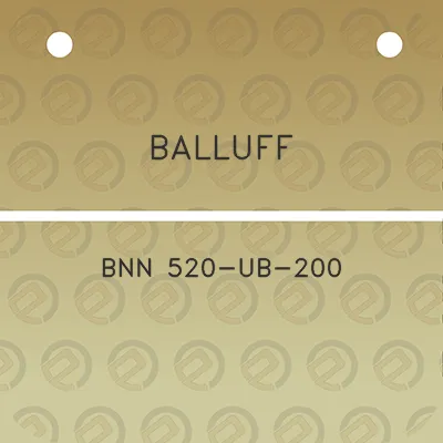 balluff-bnn-520-ub-200