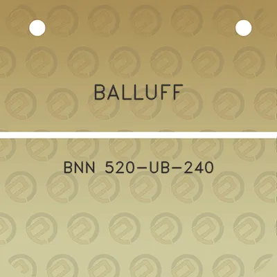 balluff-bnn-520-ub-240