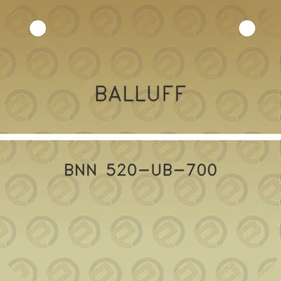 balluff-bnn-520-ub-700