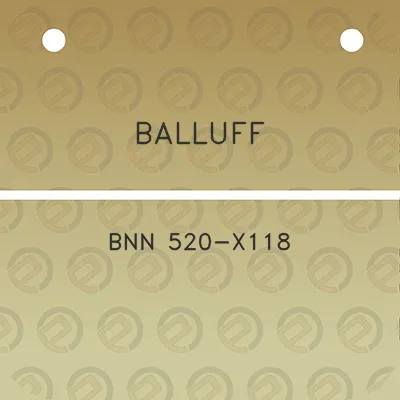 balluff-bnn-520-x118