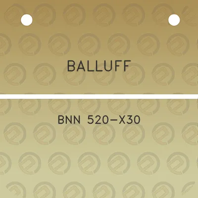 balluff-bnn-520-x30