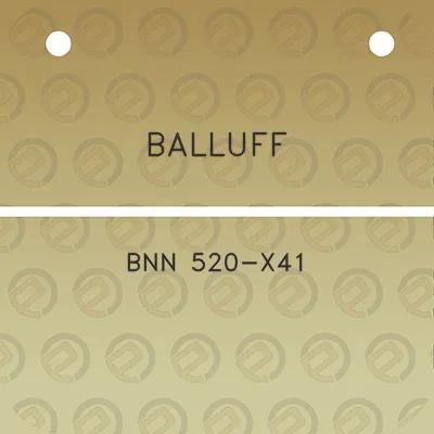 balluff-bnn-520-x41