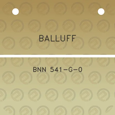 balluff-bnn-541-g-0