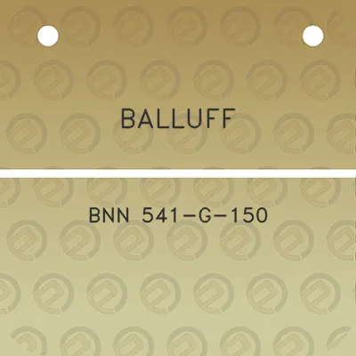 balluff-bnn-541-g-150