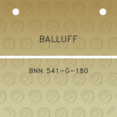 balluff-bnn-541-g-180