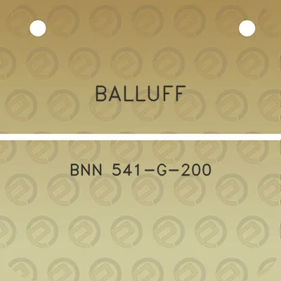 balluff-bnn-541-g-200