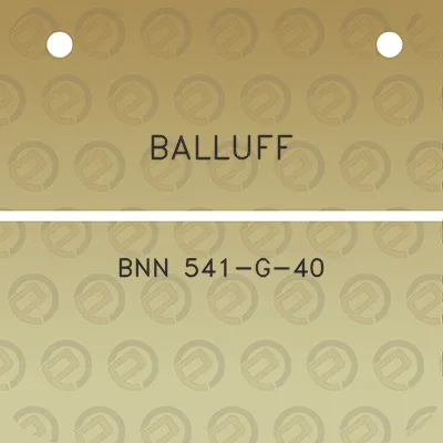 balluff-bnn-541-g-40