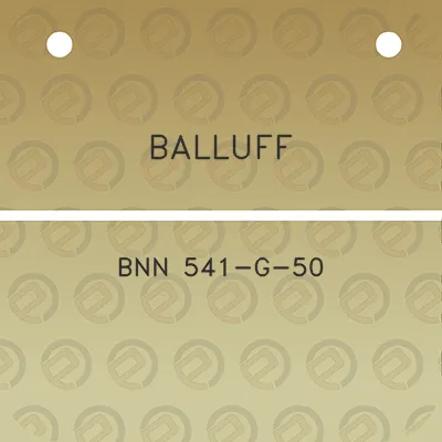 balluff-bnn-541-g-50