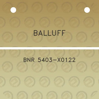 balluff-bnr-5403-x0122