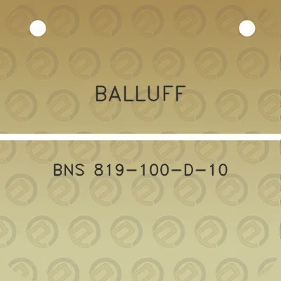 balluff-bns-819-100-d-10