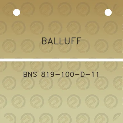 balluff-bns-819-100-d-11