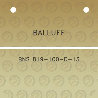 balluff-bns-819-100-d-13