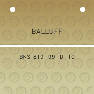 balluff-bns-819-99-d-10