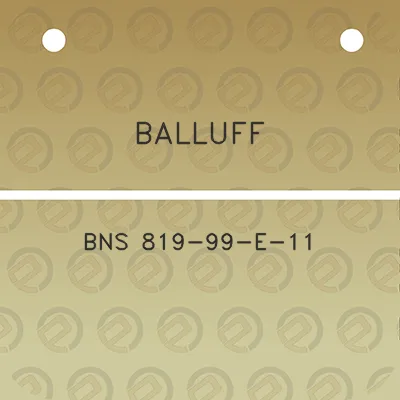 balluff-bns-819-99-e-11