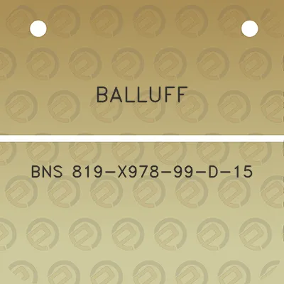 balluff-bns-819-x978-99-d-15