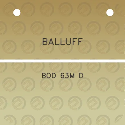 balluff-bod-63m-d