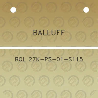 balluff-bol-27k-ps-01-s115