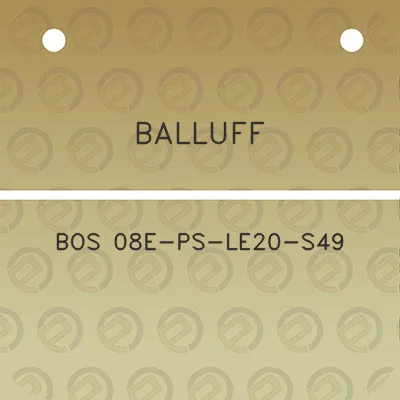 balluff-bos-08e-ps-le20-s49