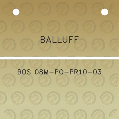 balluff-bos-08m-po-pr10-03