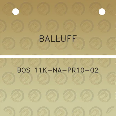 balluff-bos-11k-na-pr10-02