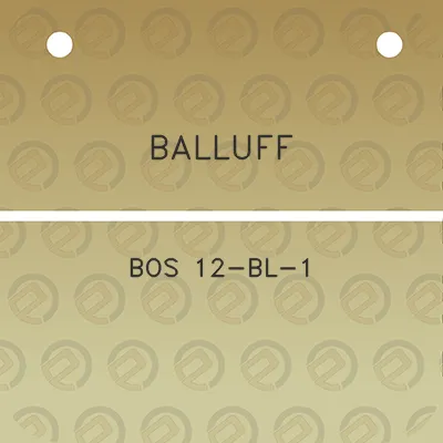 balluff-bos-12-bl-1