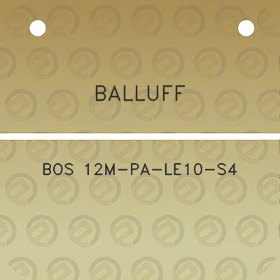 balluff-bos-12m-pa-le10-s4