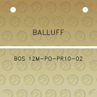 balluff-bos-12m-po-pr10-02