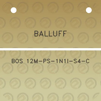 balluff-bos-12m-ps-1n1i-s4-c