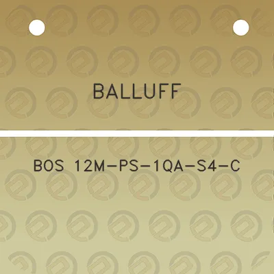 balluff-bos-12m-ps-1qa-s4-c