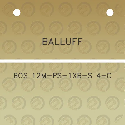 balluff-bos-12m-ps-1xb-s-4-c