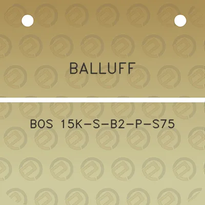 balluff-bos-15k-s-b2-p-s75