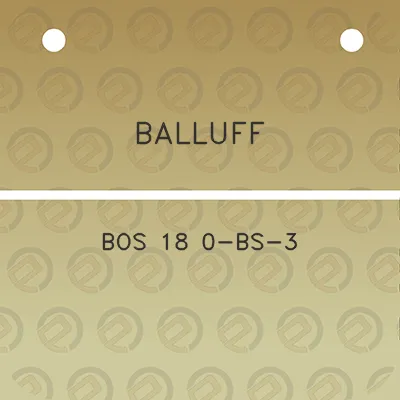 balluff-bos-18-0-bs-3