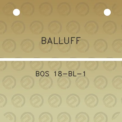 balluff-bos-18-bl-1