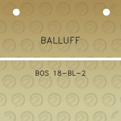 balluff-bos-18-bl-2